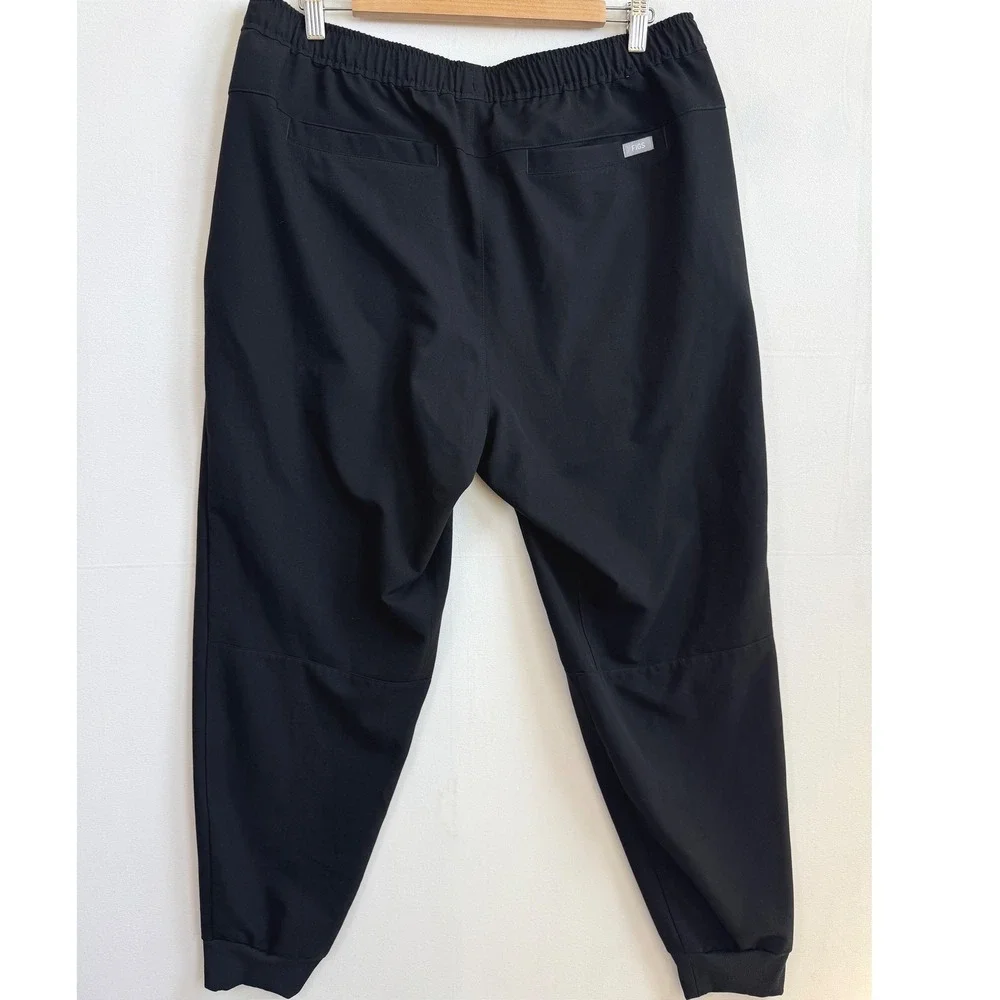 FIGS Tansen Jogger Scrub Pants Mens XL Black Drawstring